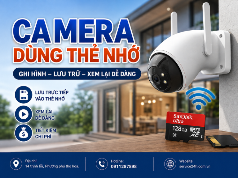 Camera dùng thẻ nhớ