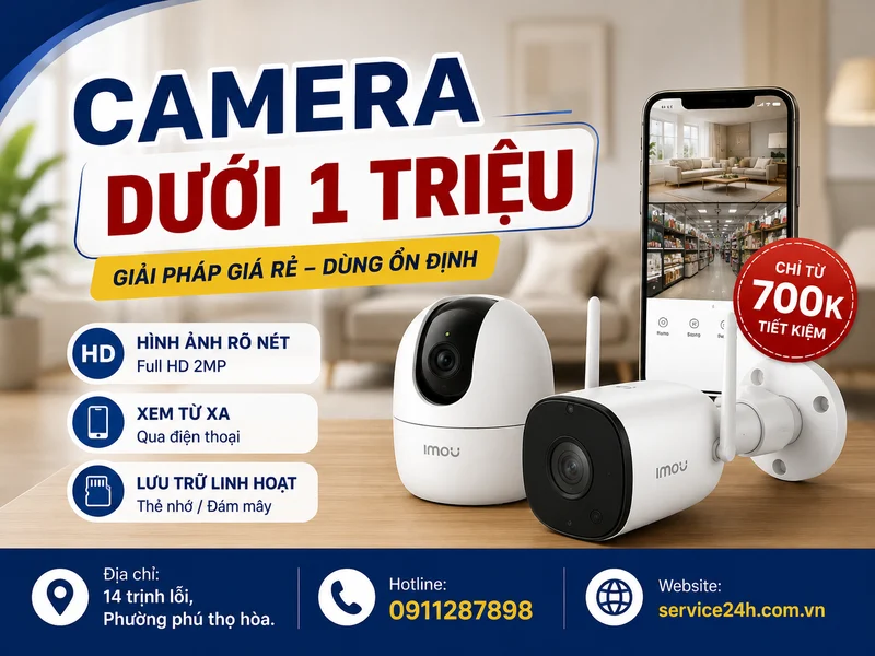 Camera dưới 1 triệu