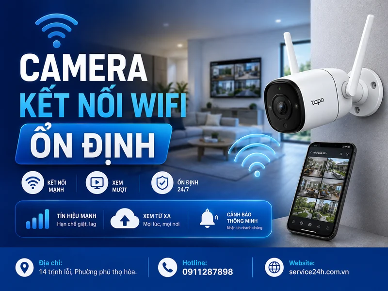 Camera kết nối wifi ổn định