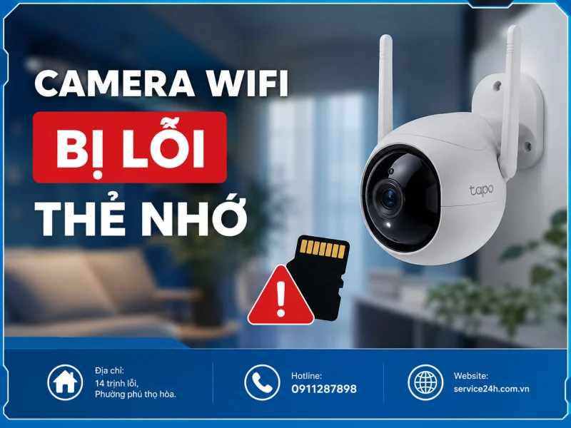 camera wifi bị lỗi thẻ nhớ