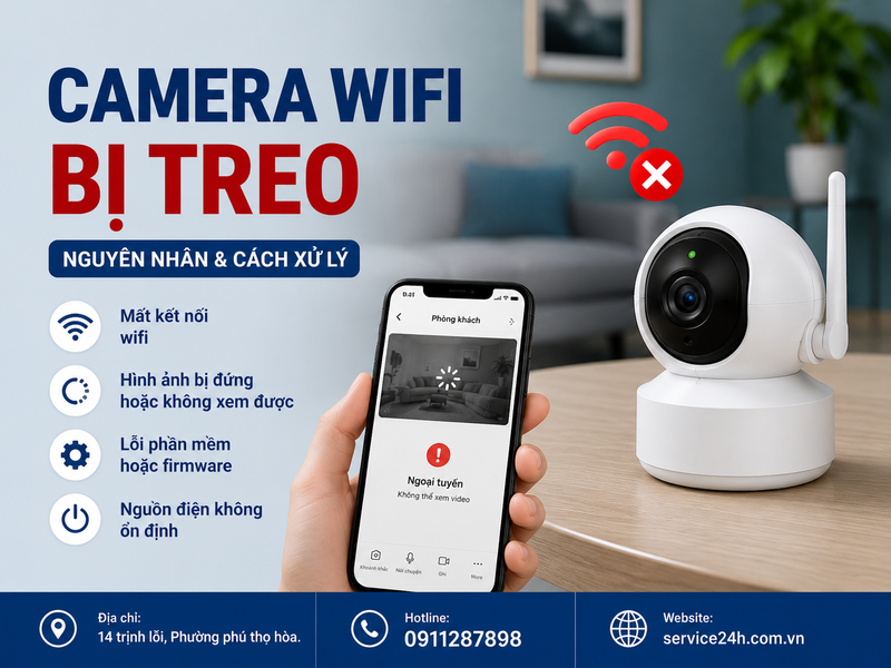 camera wifi bị treo