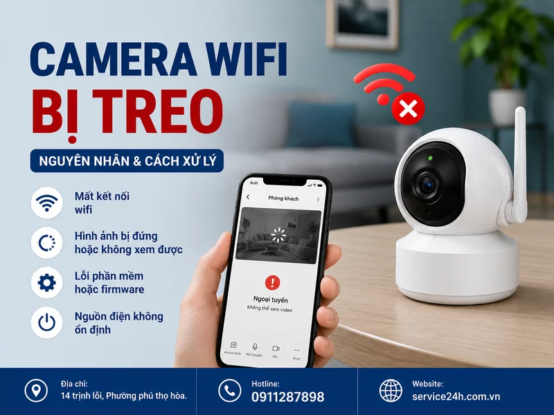camera wifi bị treo