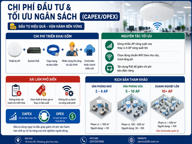 Chi phí đầu tư & tối ưu ngân sách (CAPEX/OPEX)