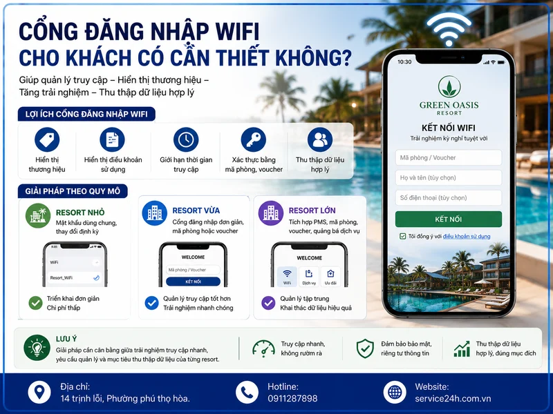 Cổng đăng nhập wifi cho khách có cần thiết không?