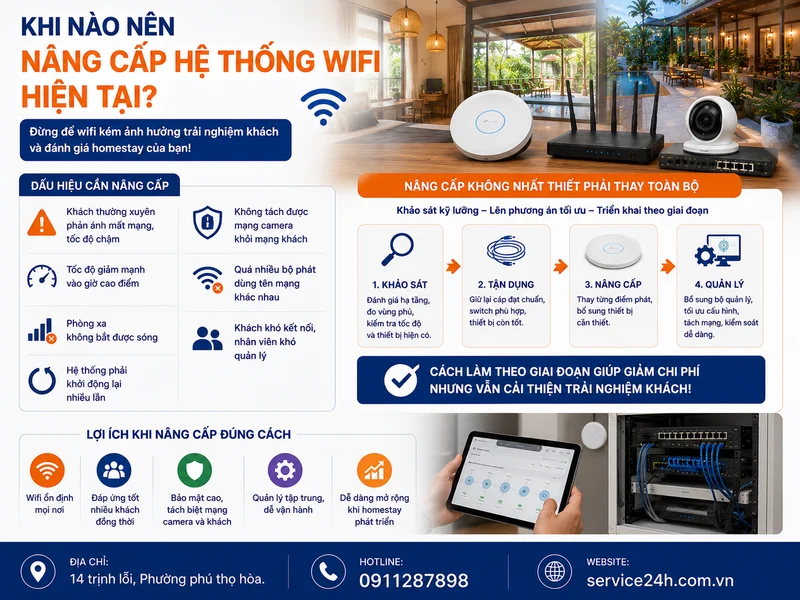 Khi nào nên nâng cấp hệ thống wifi hiện tại?