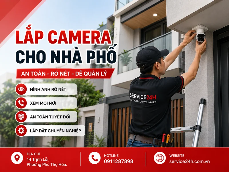Dịch vụ Lắp camera cho nhà phố uy tín giá rẻ tại TP.HCM