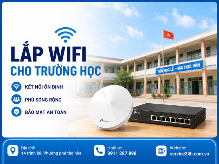 Lắp wifi cho trường học