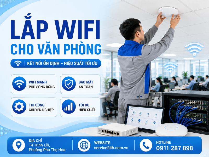 Lắp wifi cho văn phòng