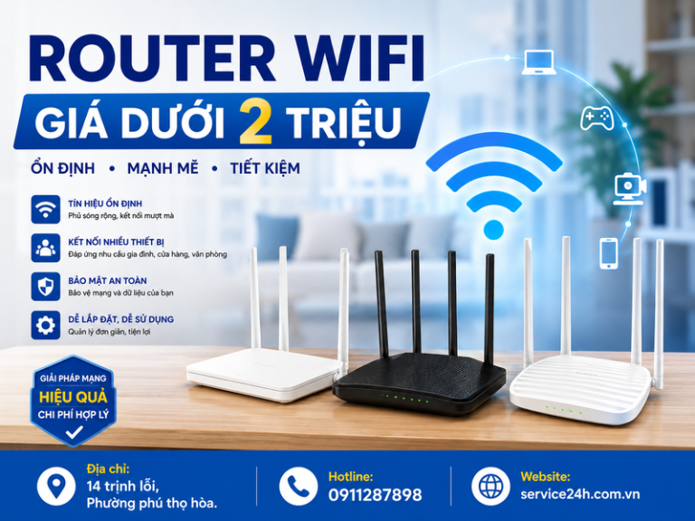 Router wifi giá dưới 2 triệu