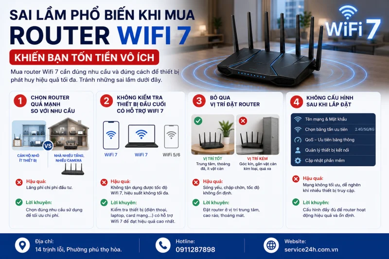 Sai lầm phổ biến khi mua router Wifi 7 khiến bạn tốn tiền vô ích