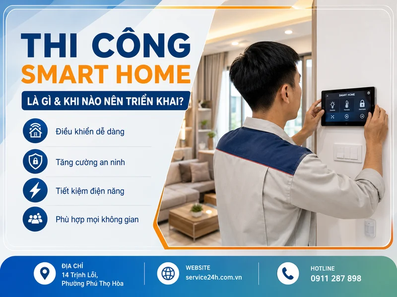 Thi công Smart Home là gì và khi nào nên triển khai?