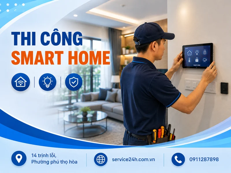 Thi Công Smart Home Chuyên Nghiệp | Giải Pháp Nhà Thông Minh