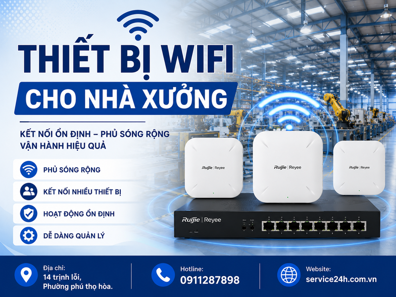 Thiết bị wifi cho nhà xưởng