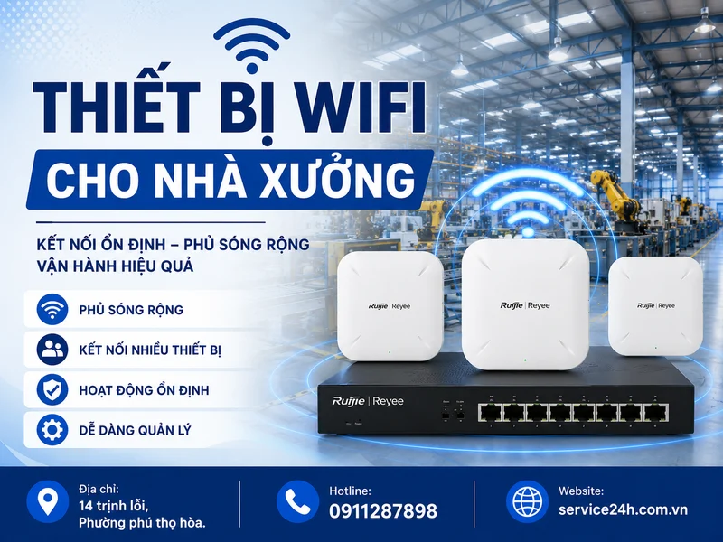 Thiết bị wifi cho nhà xưởng