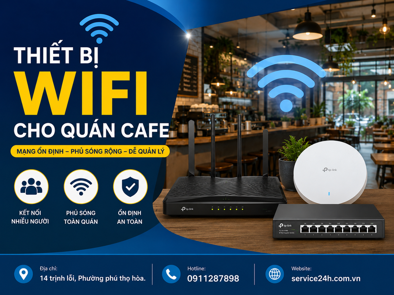 Thiết bị wifi cho quán cafe