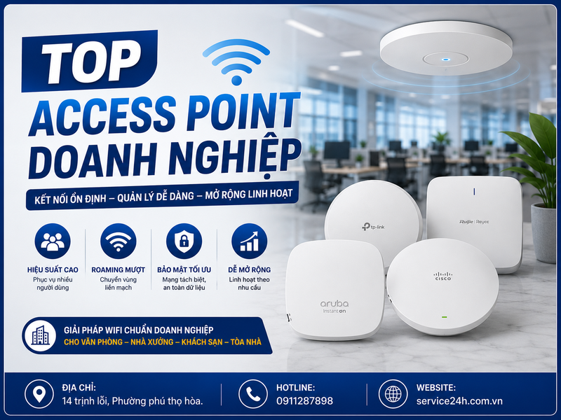 Top Access Point doanh nghiệp