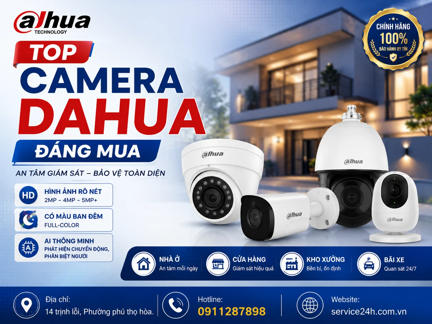 Top camera Dahua đáng mua