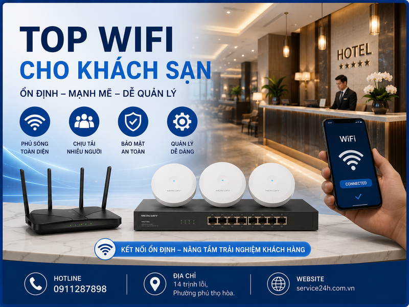 Top wifi cho khách sạn