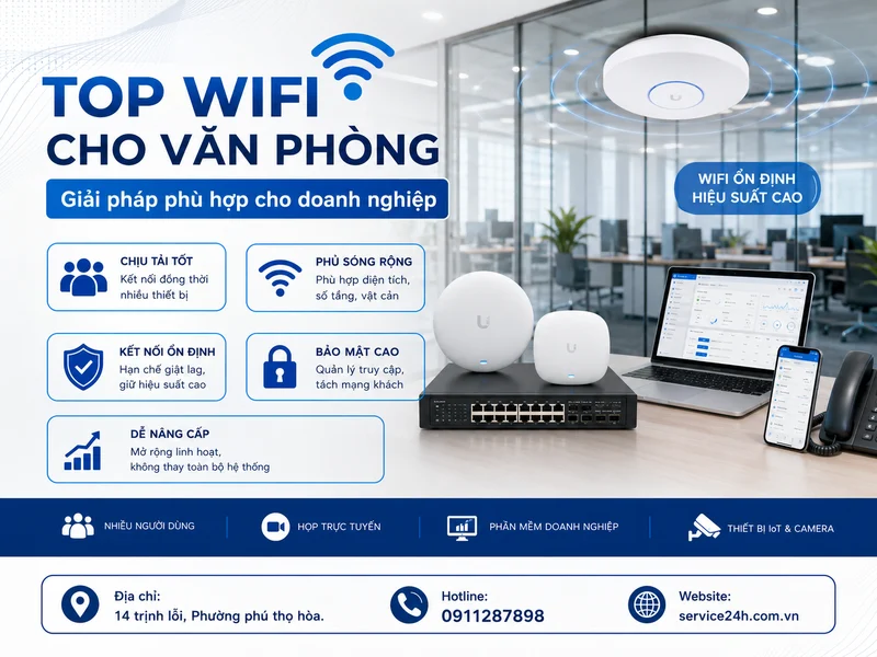Top wifi cho văn phòng là gì? Giải pháp nào phù hợp cho doanh nghiệp hiện nay?