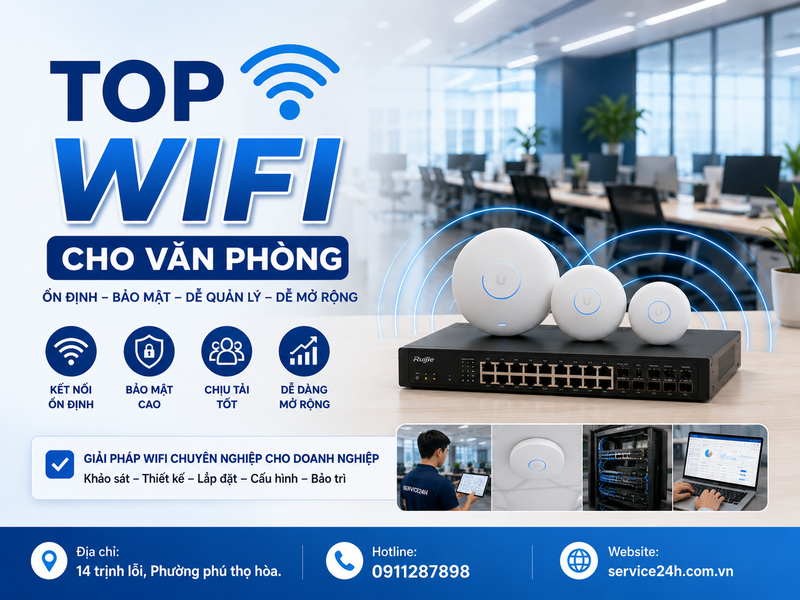 Top wifi cho văn phòng