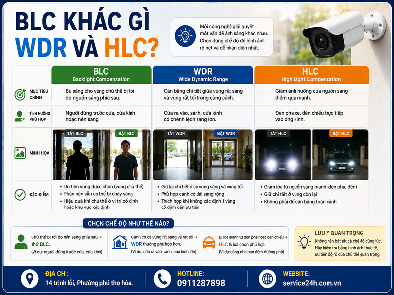BLC khác gì WDR và HLC?