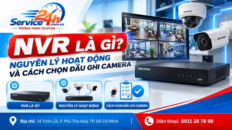 NVR Là Gì? Nguyên Lý Hoạt Động Và Cách Chọn Đầu Ghi Camera