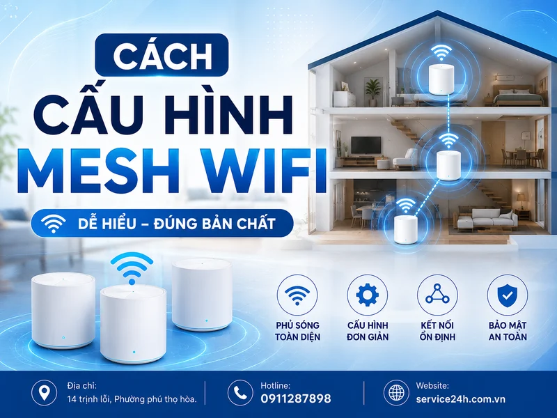 Cách cấu hình Mesh Wifi