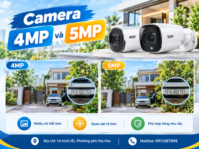 Camera 4MP và 5MP