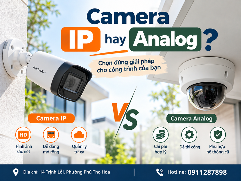 Camera IP hay Analog