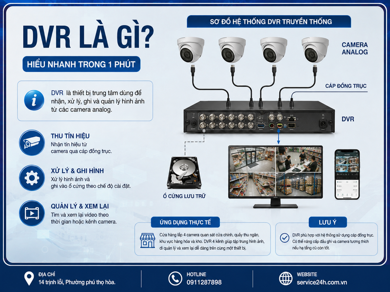 DVR là gì? Hiểu nhanh trong 1 phút