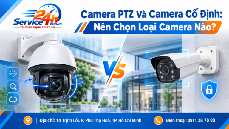 Camera PTZ Và Camera Cố Định: Nên Chọn Loại Camera Nào?