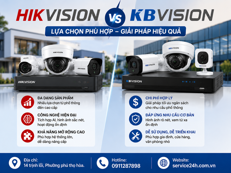 Hikvision và KBVision
