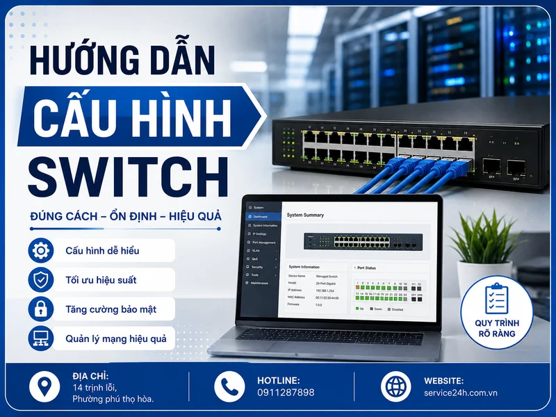 Hướng dẫn cấu hình switch