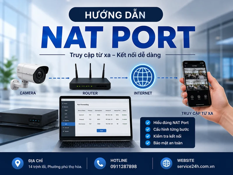 Hướng dẫn NAT Port