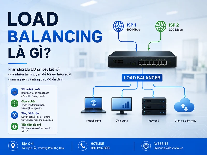 Load Balancing là gì? Cách hoạt động và khi nào nên dùng