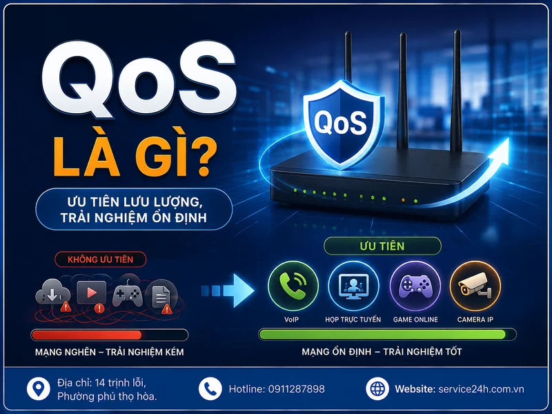 QoS là gì? Cách hoạt động, lợi ích và ứng dụng thực tế