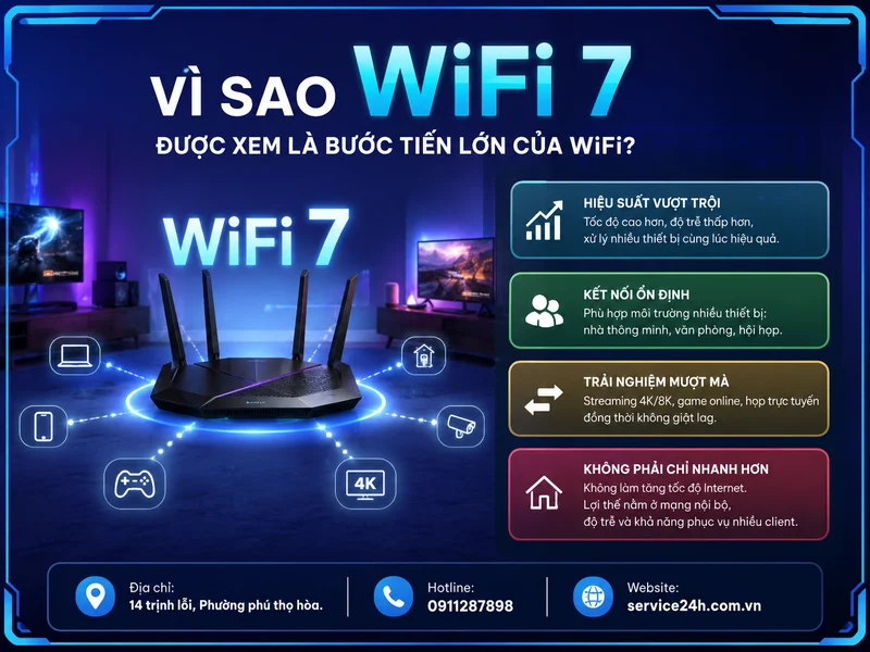 Vì sao WiFi 7 được xem là bước tiến lớn của WiFi?