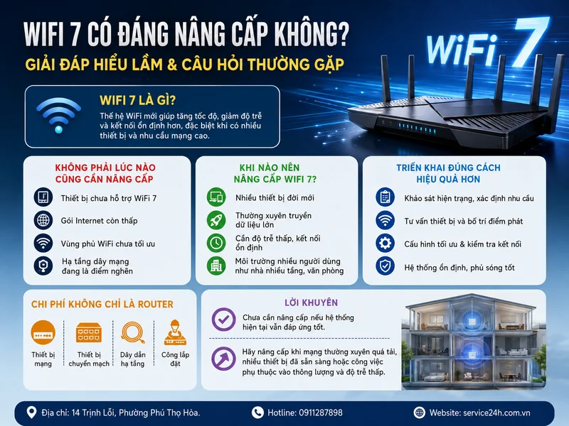 WiFi 7 có đáng nâng cấp không? Giải đáp hiểu lầm và câu hỏi thường gặp
