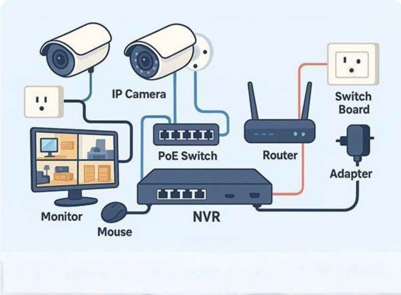 Chọn camera có dây, Wi-Fi hay hệ thống IP?